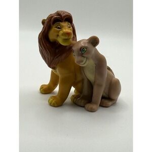 ✨ VTG Disney The Lion King SIMBA & NALA PVC Figure Figurine Cake Topper